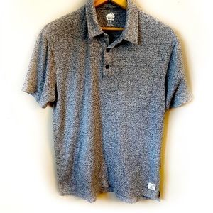 ROOTS salt and pepper polo size men’s medium